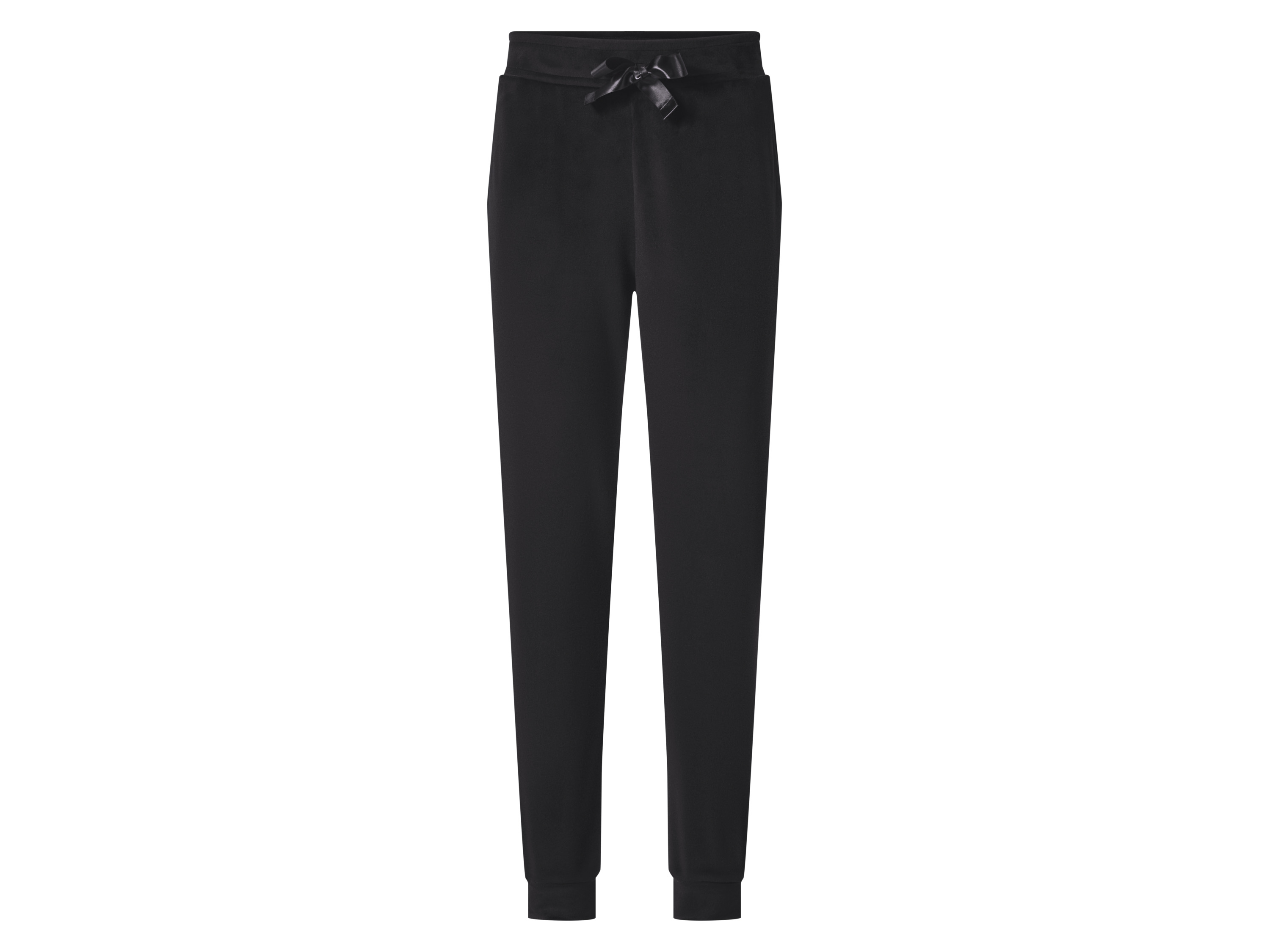 ESMARA® Welurowe spodnie damskie (Czarny, S(36/38))