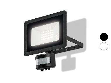 LIVARNO® Reflektor zewnętrzny LED, 24 W, z czujnikiem ruchu