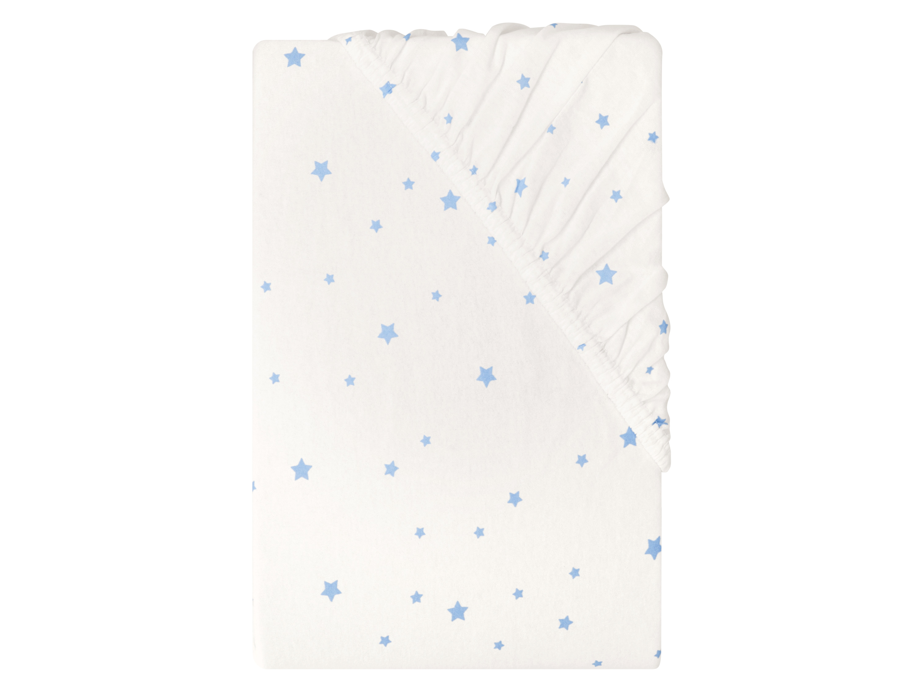 LIVARNO® Prześcieradło dziecięce z gumką, 90-100 x 200 cm (Niebieski)
