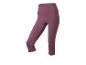 Fioletowe damskie legginsy capri do ćwiczeń
