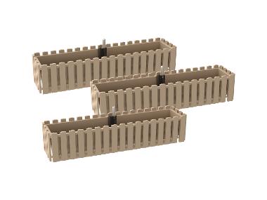 PARKSIDE® Zestaw 3 skrzynek balkonowych, 75 cm