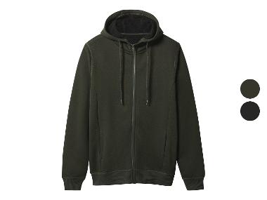 ESMARA MEN Męska bluza rozpinana z podszewką z misia.