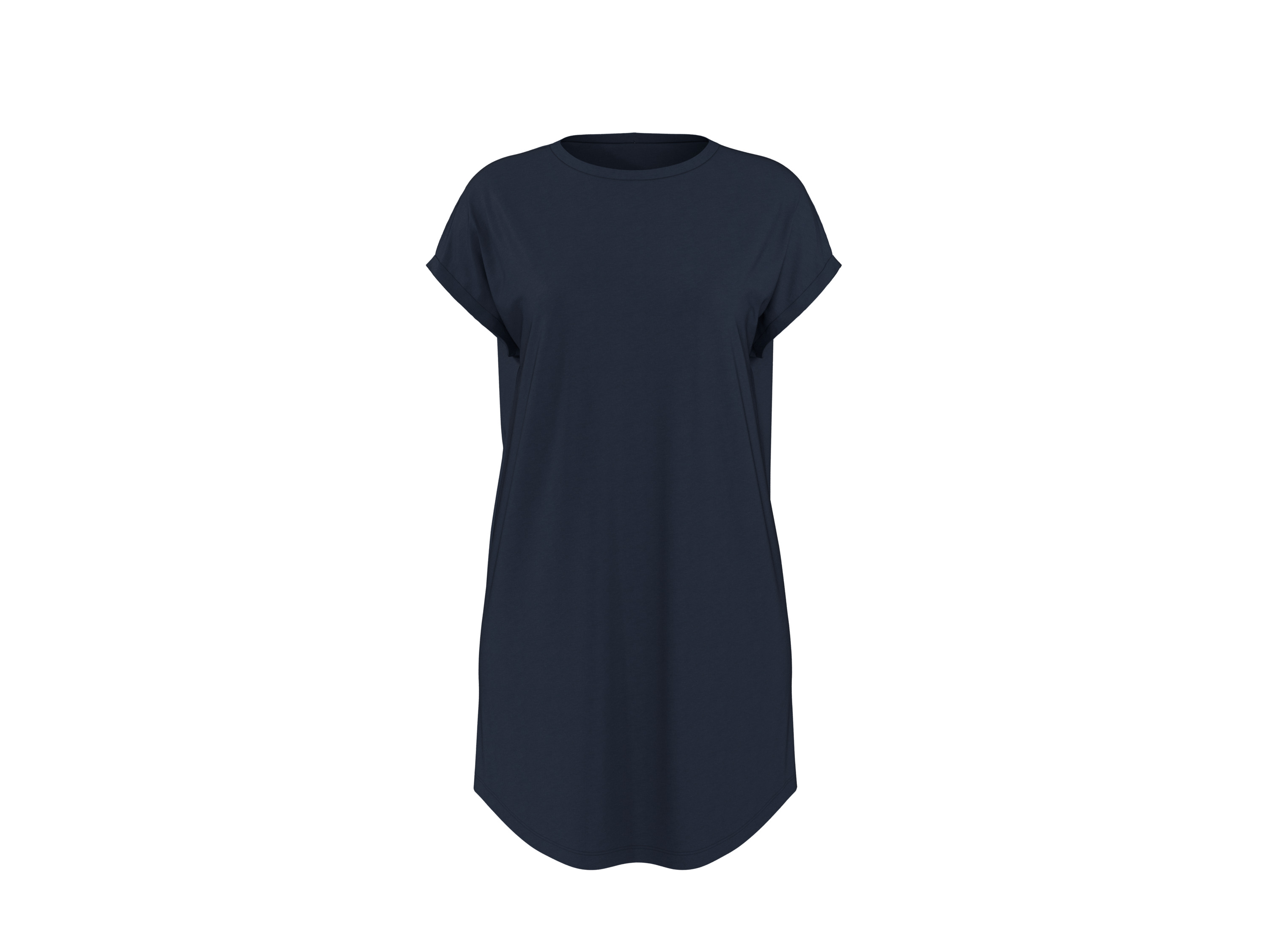 ESMARA® Koszula nocna damska typu bigshirt (Granatowy, M(40/42))