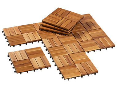 LIVARNO home Płyty drewniane ok. 0,9 m², 10 elementów