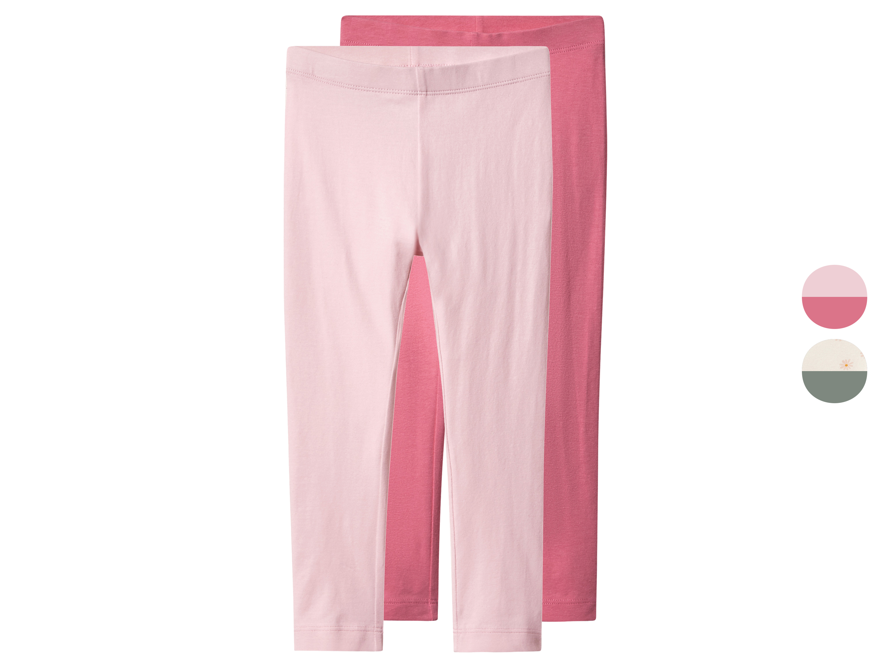 lupilu® Legginsy dziewczęce z bawełną, 2 pary