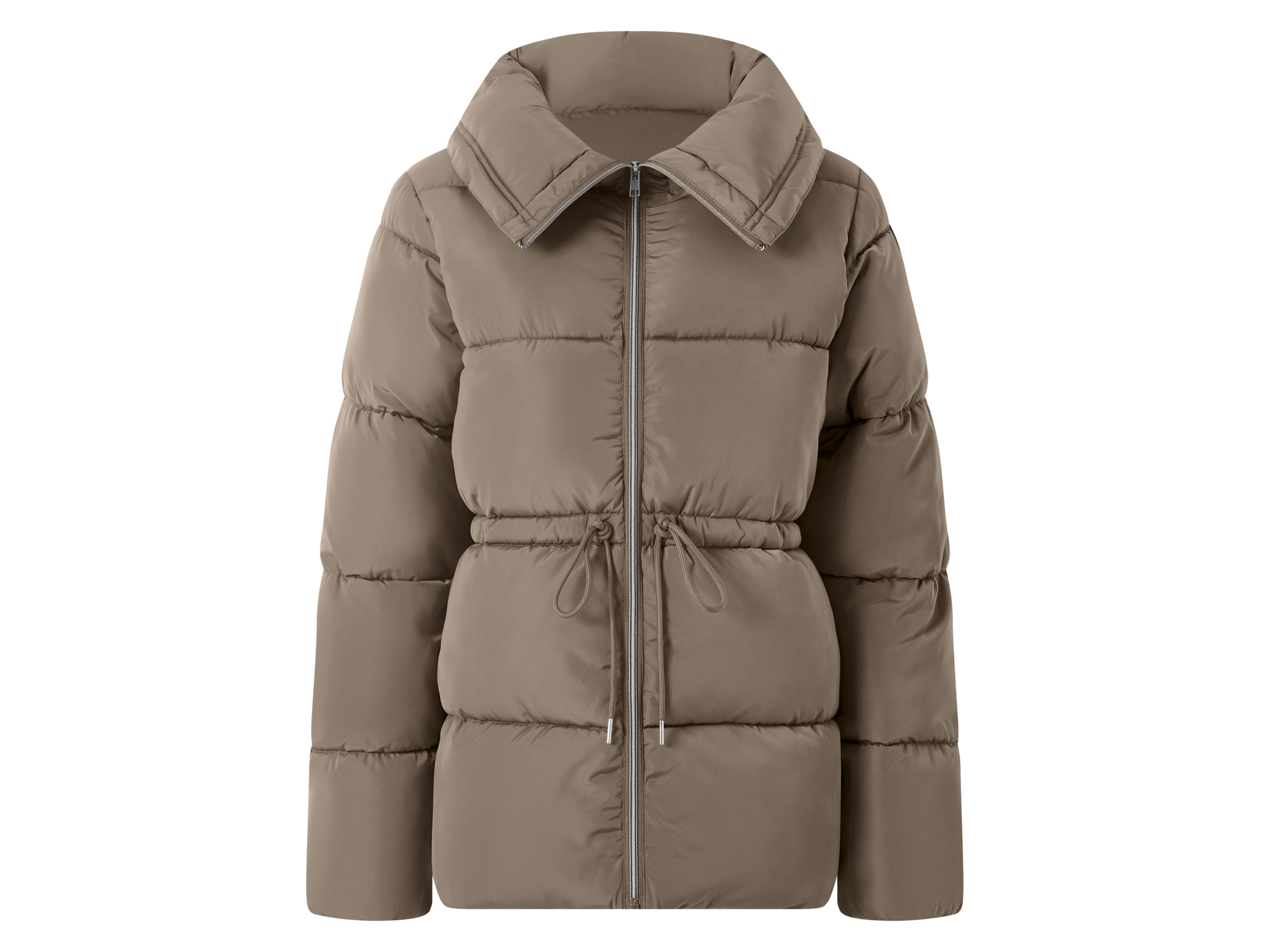 ESMARA® Damska kurtka pikowana premium (Beżowy, XL(48/50))