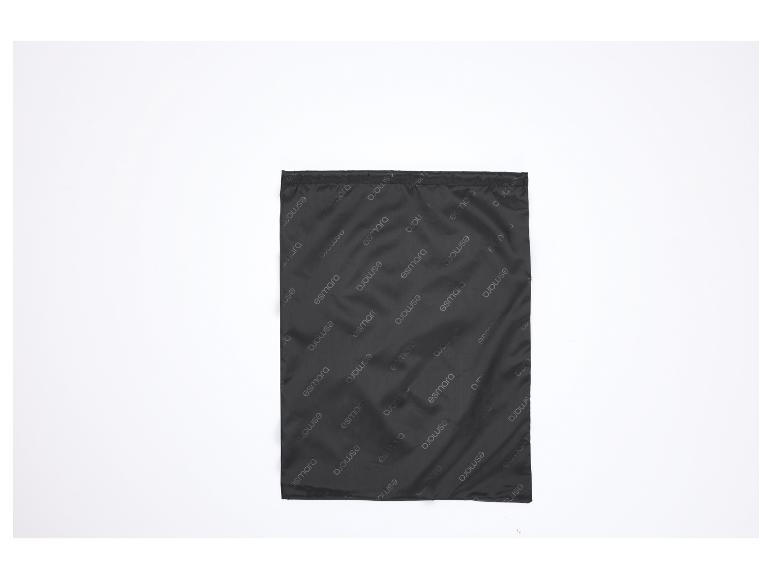 Czarna torba materiałowa z nadrukowanym logo Esmara