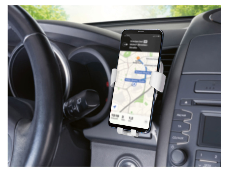 Pełny ekran: TRONIC Uchwyt samochodowy na smartfona z ładowarką QI®, 10 W - zdjęcie 9