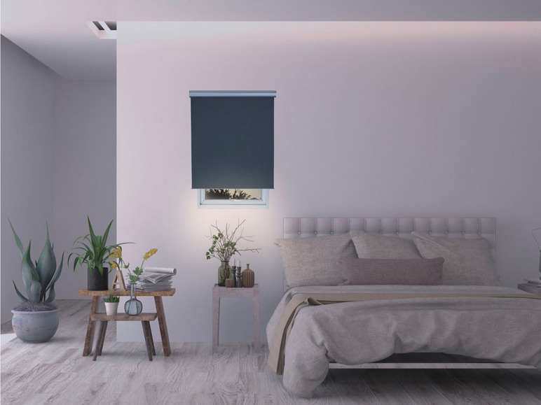 Pełny ekran: LIVARNO home Roleta zaciemniająca z technologią Zigbee Lidl Smart Home, 1,2 x 1,95 m - zdjęcie 2