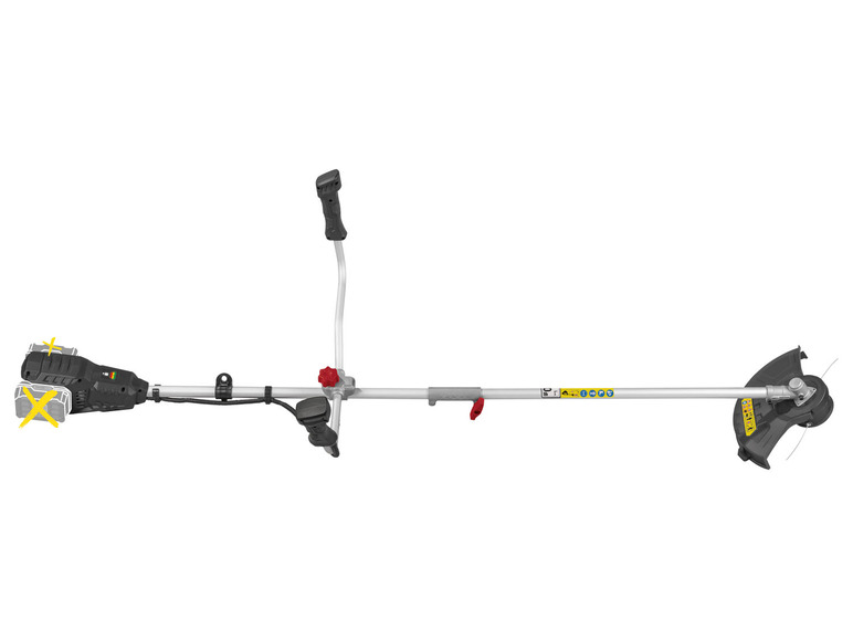 Bezprzewodowa kosa z silnikiem bezprzewodowym.