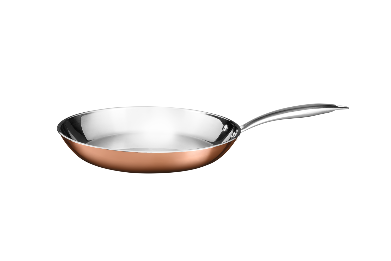 SILVERCREST® Patelnia premium ze stali szlachetnej z warstwą miedzi, Ø 28 cm