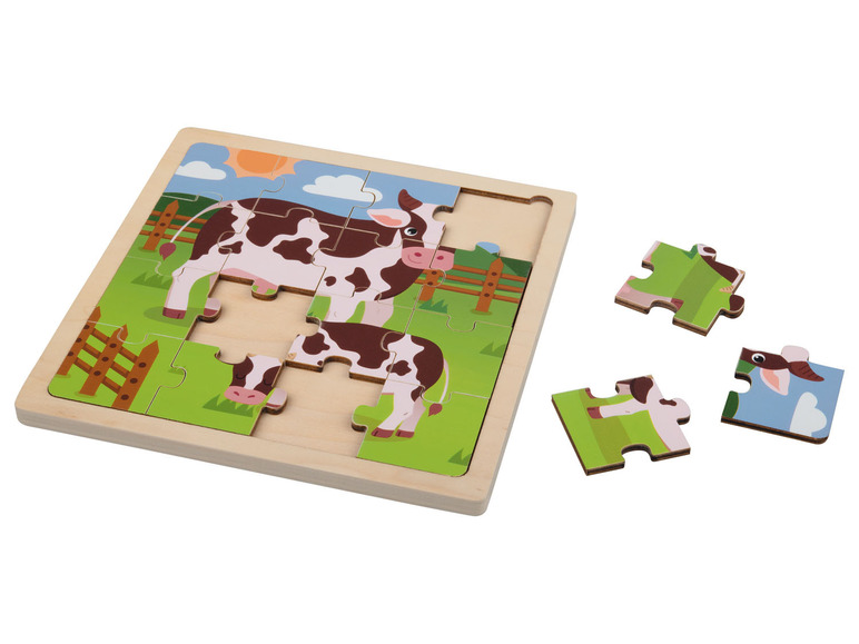 Pełny ekran: Playtive Puzzle drewniane, 17-elementów, 1 szt. - zdjęcie 10