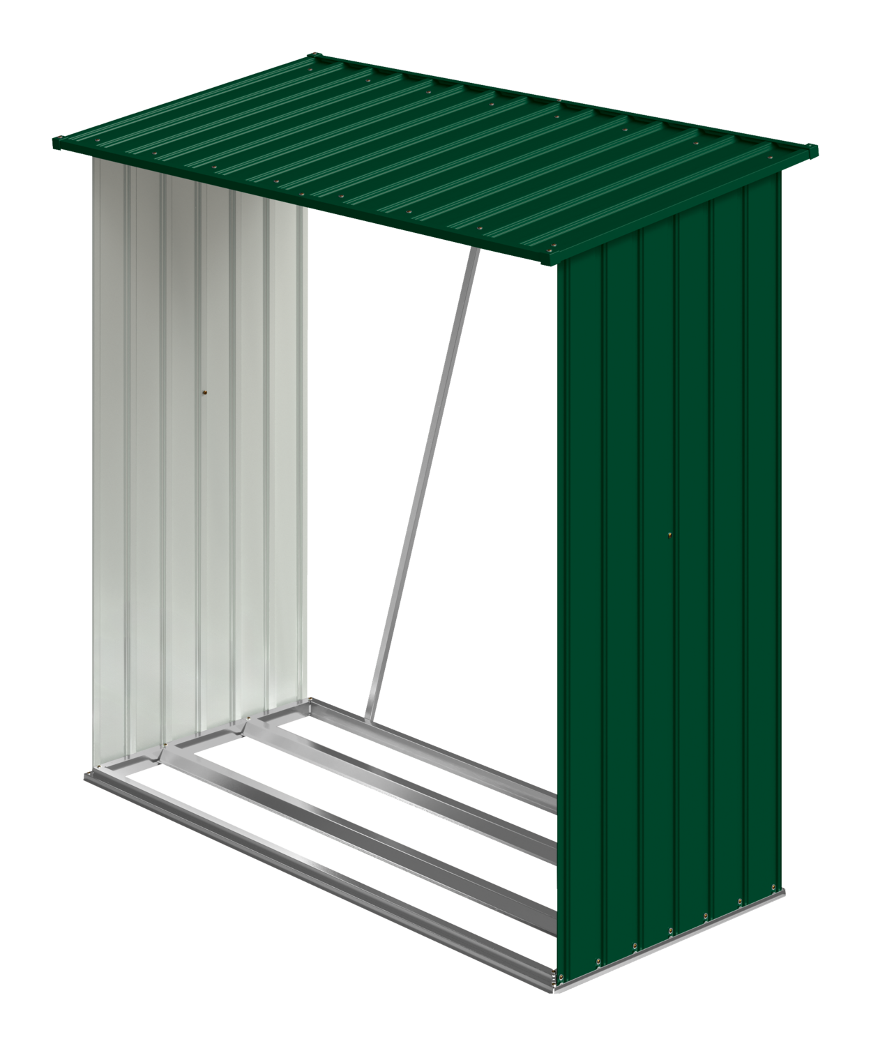 PARKSIDE® Stojak na drewno kominkowe, 164 x 84 x 157 cm (Zielona)