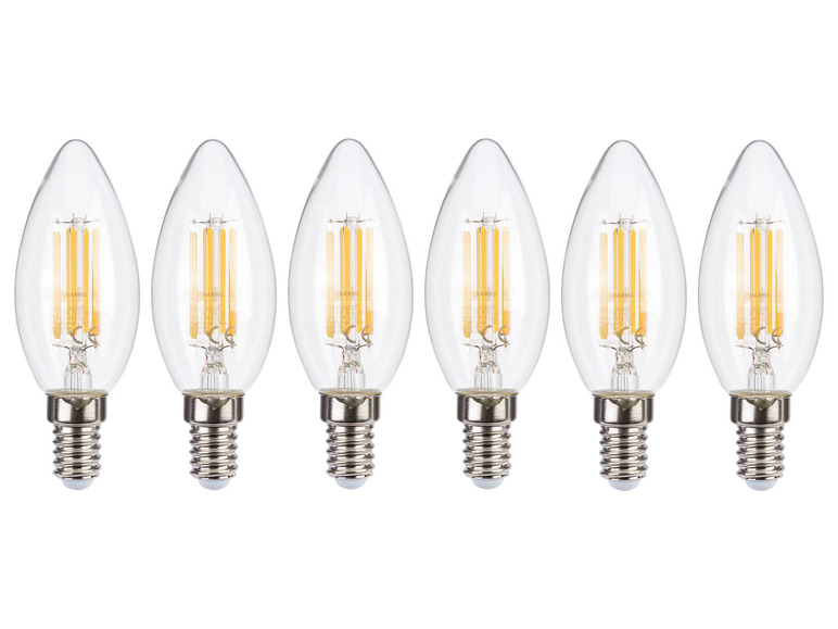Pełny ekran: LIVARNO home Zestaw 6 żarówek filamentowych LED - zdjęcie 4