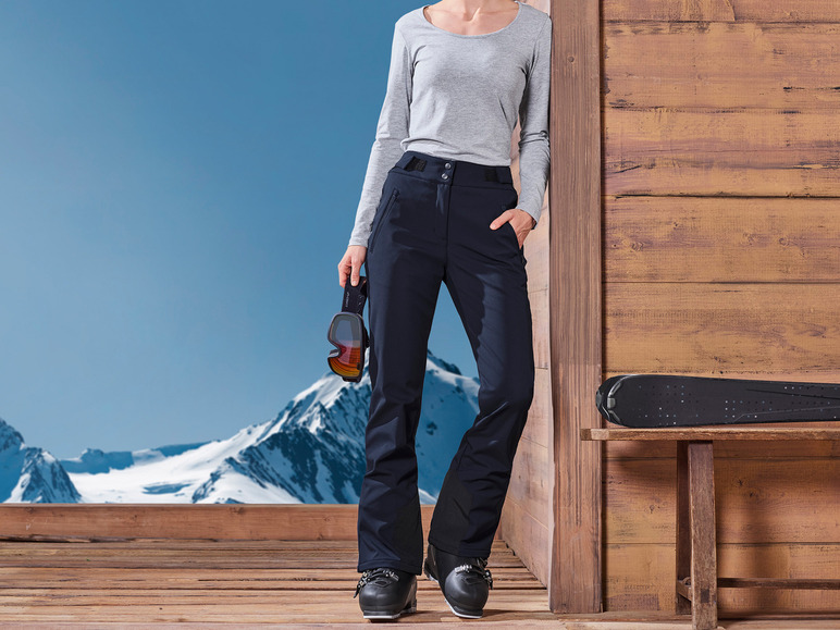 Pełny ekran: CRIVIT Spodnie narciarskie damskie softshell z impregnacją - zdjęcie 3