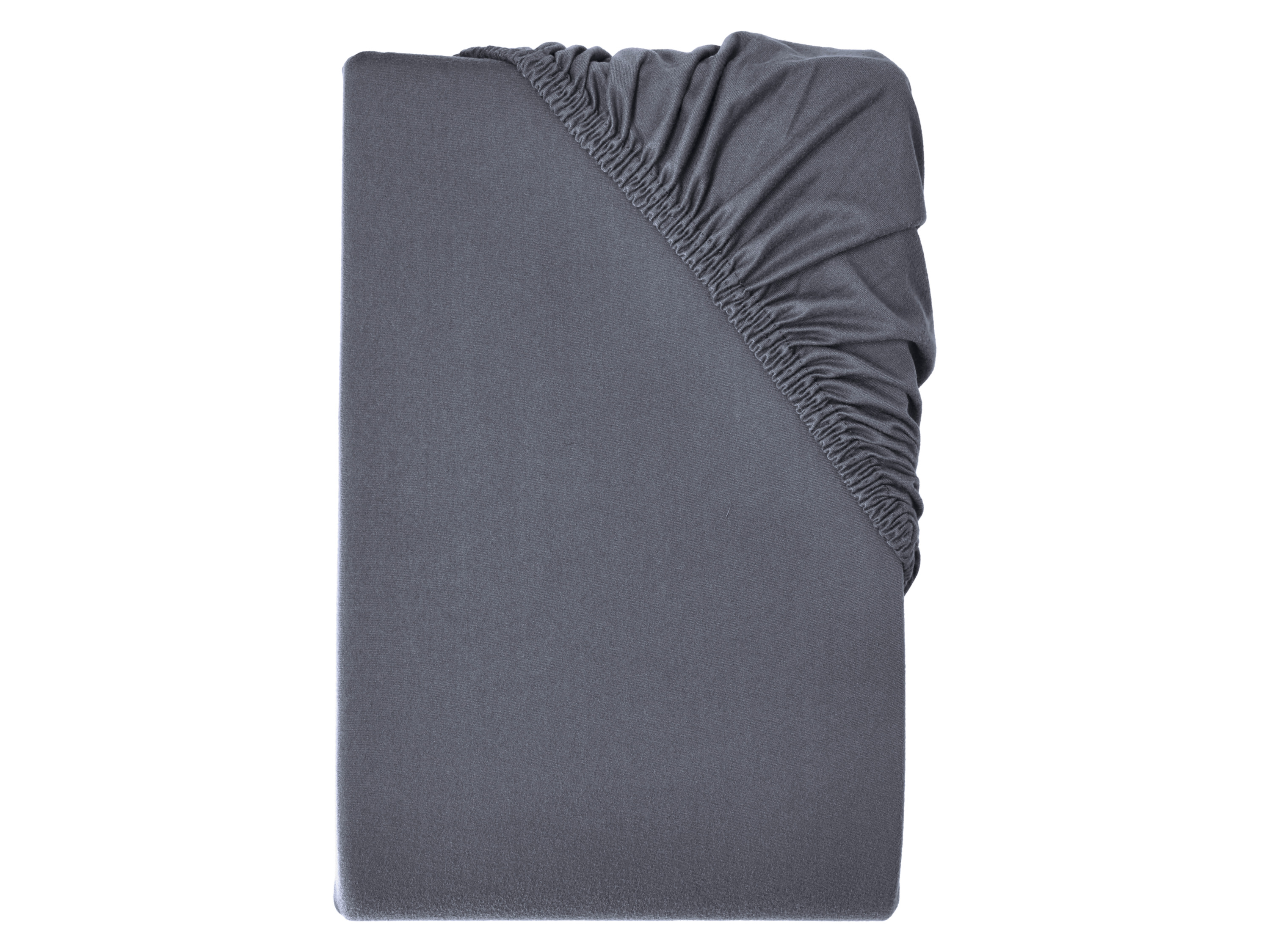 LIVARNO® Prześcieradło dżersejowe z gumką, 90-100 x 200 cm (Szary)