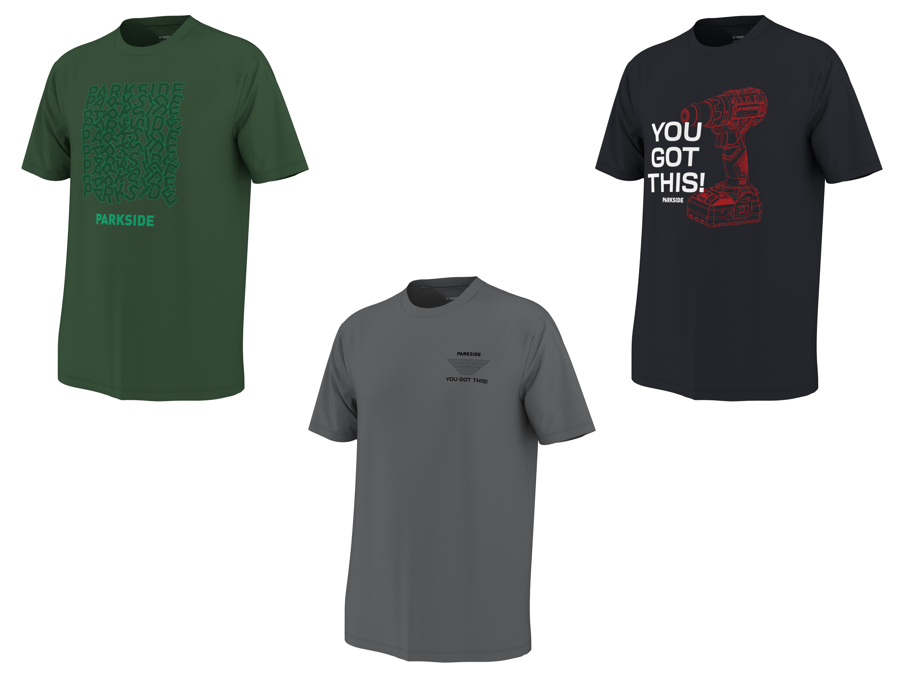 PARKSIDE® T-shirt męski z biobawełny