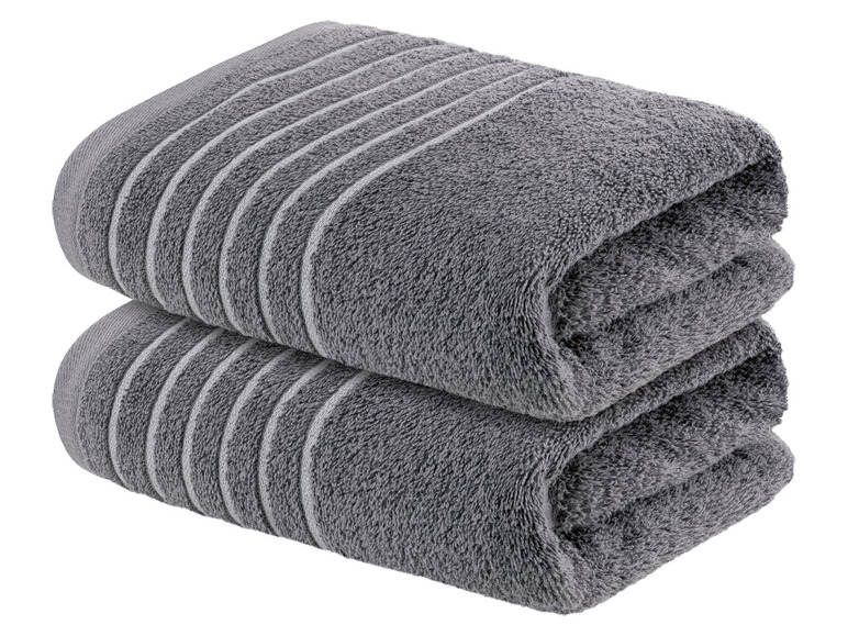 Pełny ekran: LIVARNO home Ręcznik frotte, 50 x 90 cm, 2 sztuki - zdjęcie 2