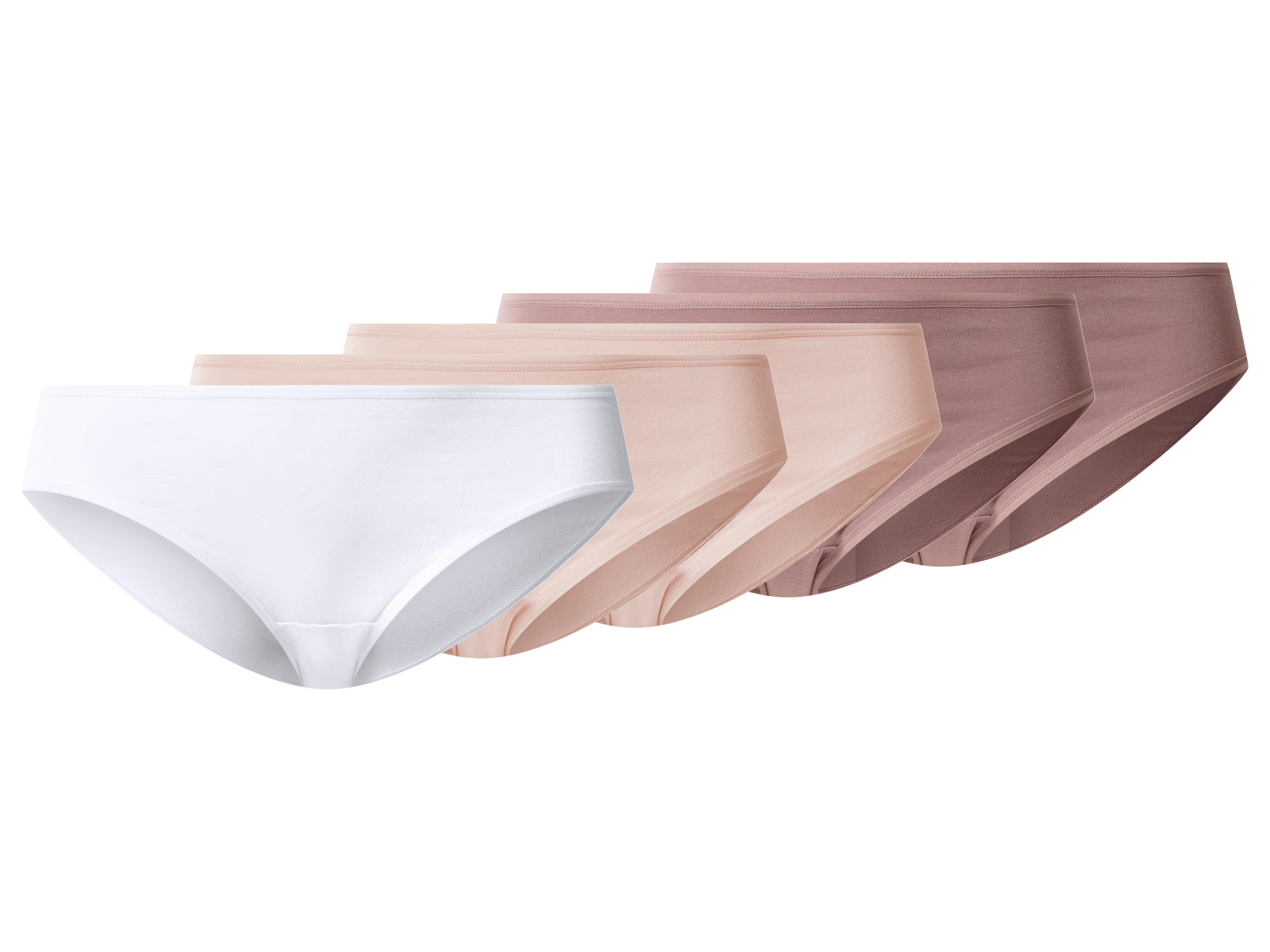 esmara® Figi damskie z bawełną, 5 pary 