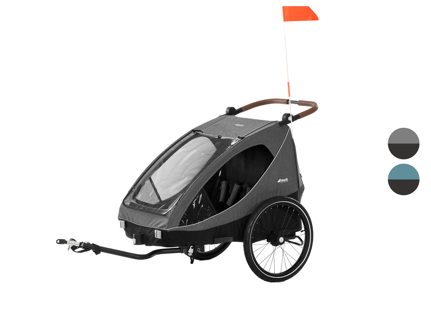 hauck Przyczepka rowerowa 2w1 Dryk Duo