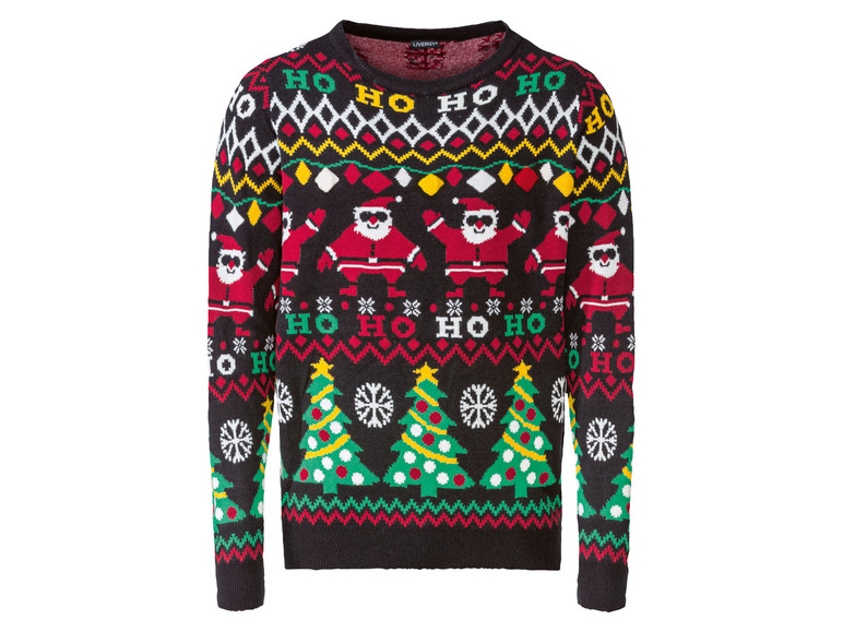 Pełny ekran: LIVERGY® Sweter świąteczny męski z efektem LED - zdjęcie 17