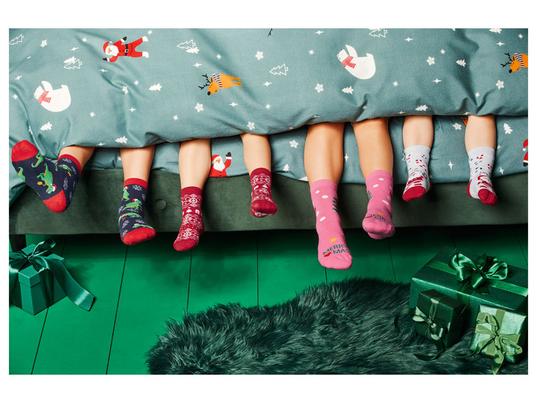 Pełny ekran: lupilu Skarpetki termiczne dziecięce z świątecznym motywem, 2 pary - zdjęcie 16