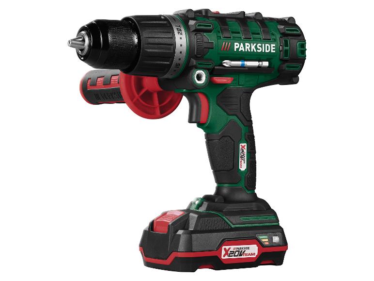 Akumulatorowy młot-wiertak Parkside X20V Team.