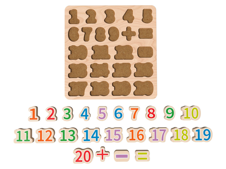 Pełny ekran: Playtive Puzzle edukacyjne z naturalnego drewna - zdjęcie 12