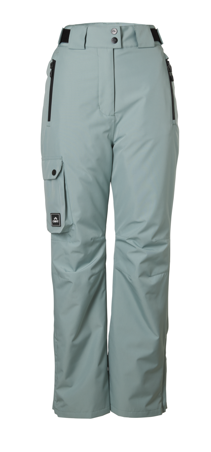 CRIVIT Spodnie damskie snowboardowe freeride (Niebieski, 42)