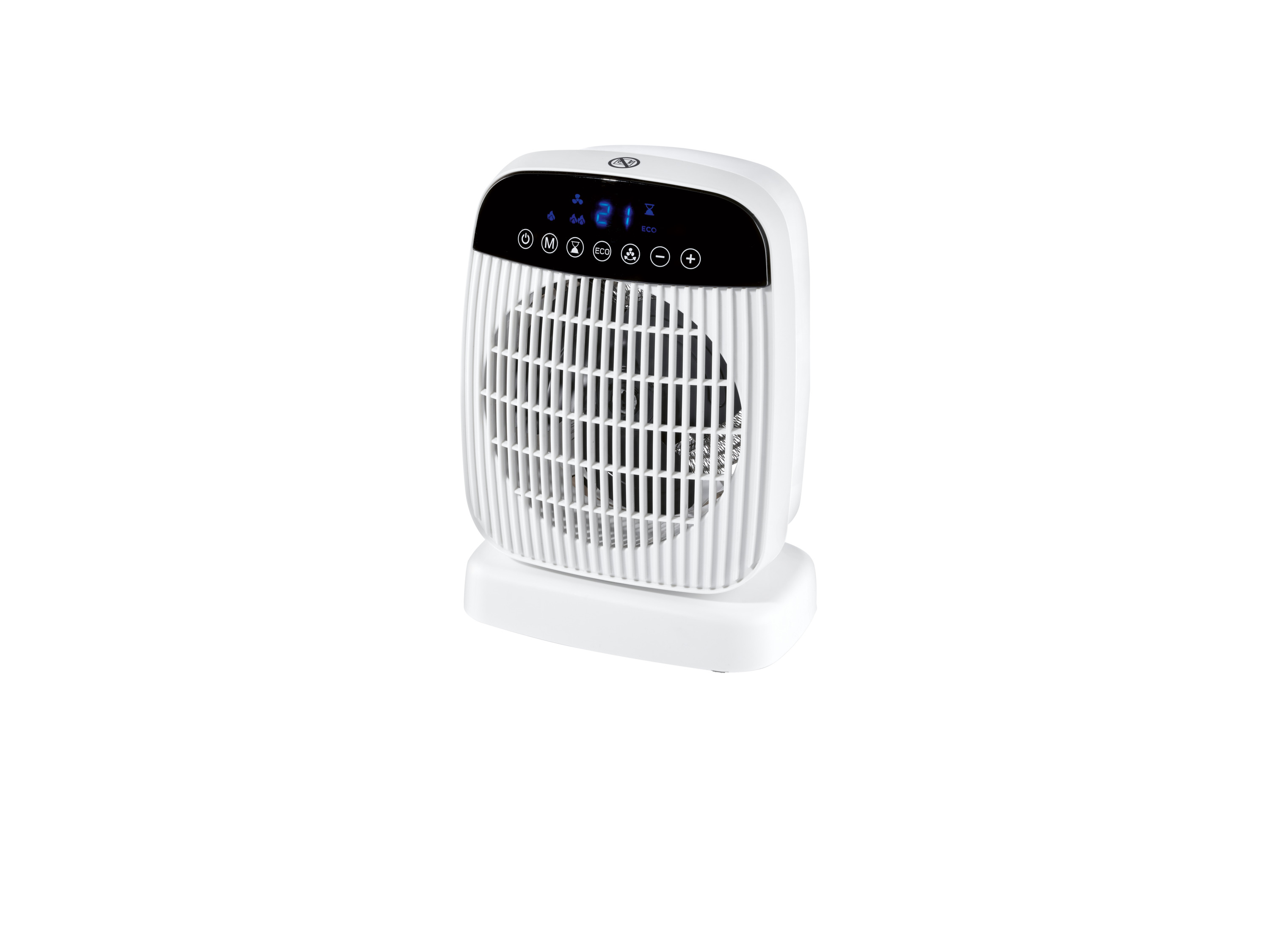 TRONIC® Termowentylator z LCD z pilotem, 1000 W / 2000 W, THLF 2000 E4 (Biały)