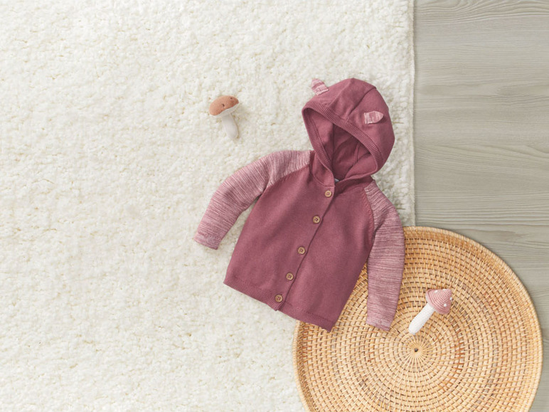 Pełny ekran: lupilu® Sweterek niemowlęcy dla dziewczynki z biobawełny - zdjęcie 3