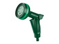 Zielona pistoletowa spryskiwacz do podlewania z różnymi rodzajami strumienia.