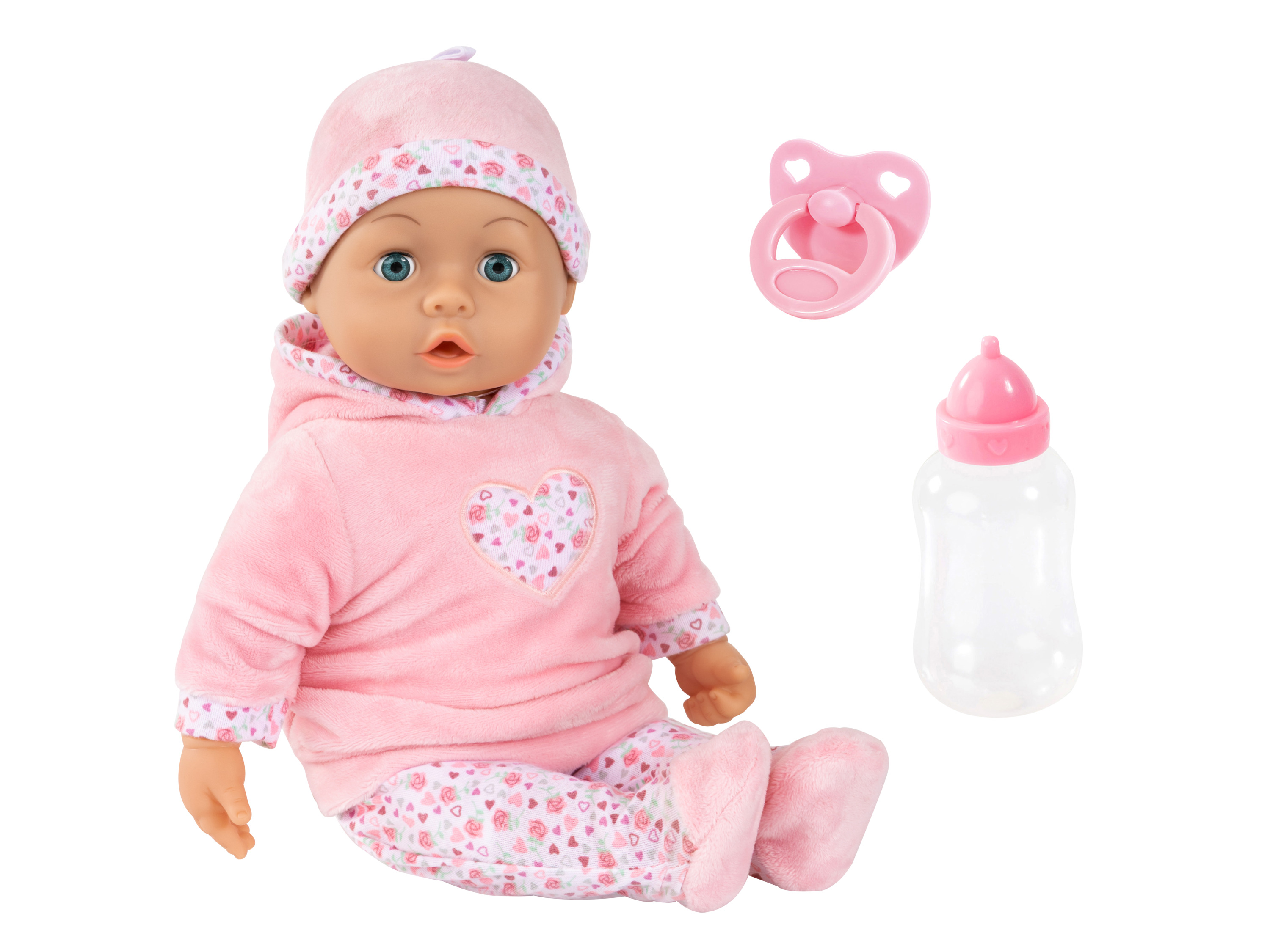 BAYER DESIGN Lalka First Words Baby, 38 cm (Różowy)