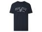 Granatowy męski T-shirt z napisem 'ATHLETIC 1973 BLUE DIVISION'.