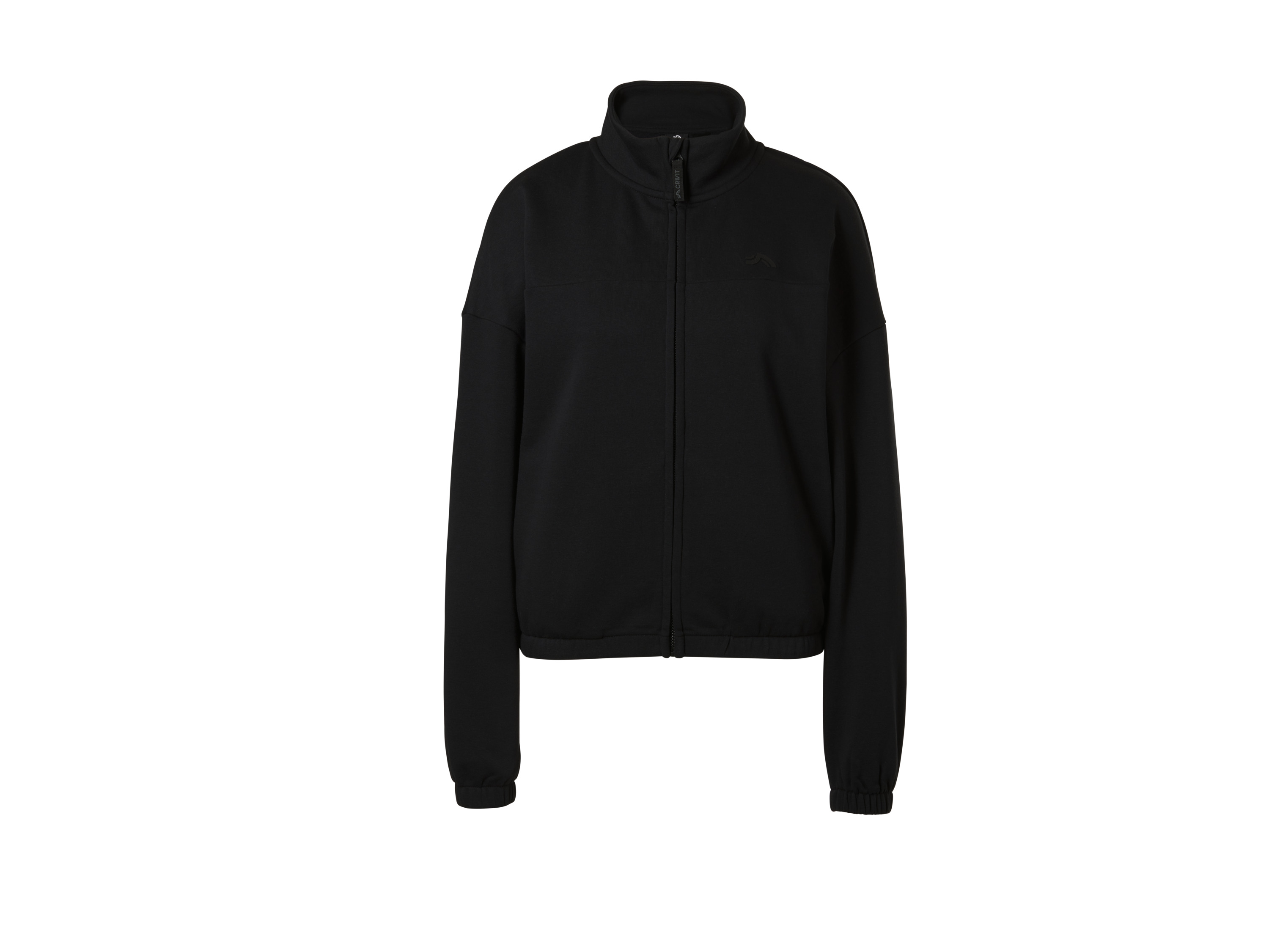 CRIVIT Bluza rozpinana damska (Czarny, L(44/46))