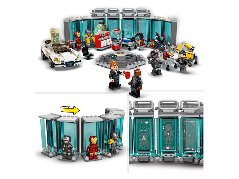 Pełny ekran: LEGO® Marvel Super Heroes 76216 Zbrojownia Iron Mana - zdjęcie 4