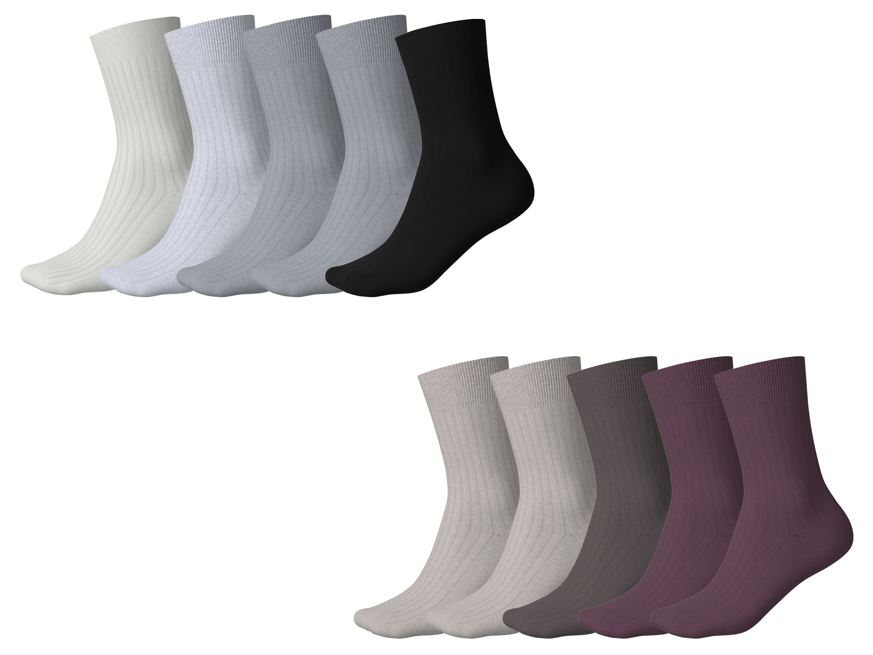 ESMARA® Skarpety damskie, 5 par