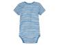 Body niemowlęce w paski z krótkim rękawem.