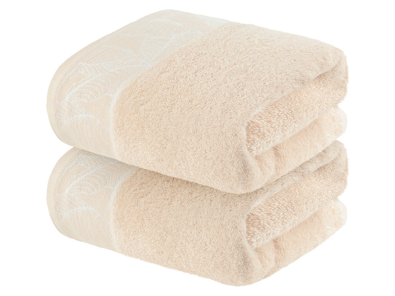 Pełny ekran: LIVARNO home Komplet 2 ręczników frotté, 50 x 100 cm - zdjęcie 9
