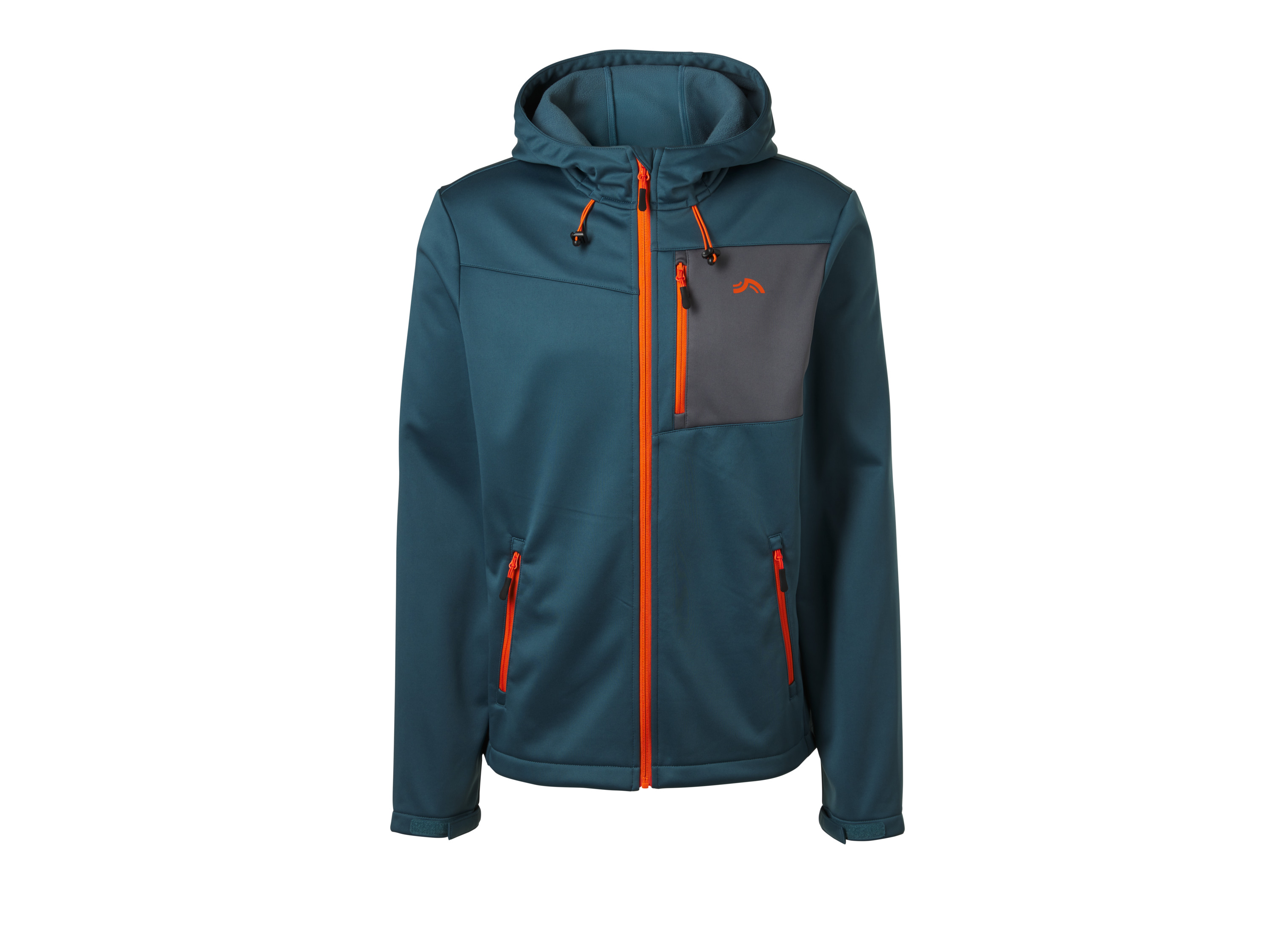 CRIVIT Kurtka softshell z kapturem męska (Niebieski, S (44/46))
