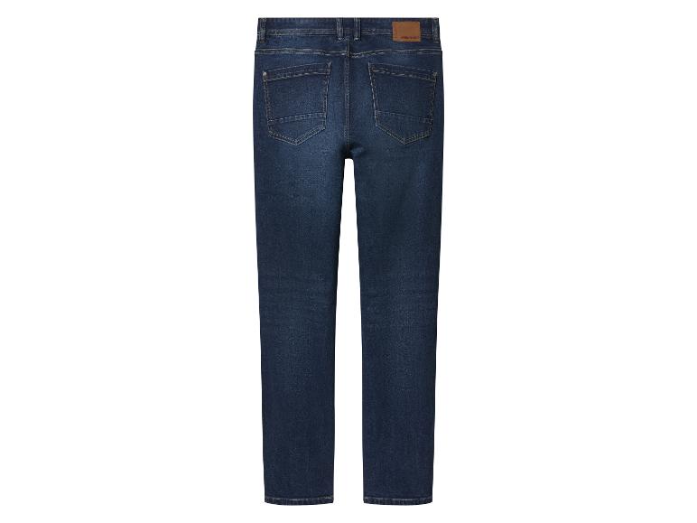 Jeansy męskie z bawełną, slim fit