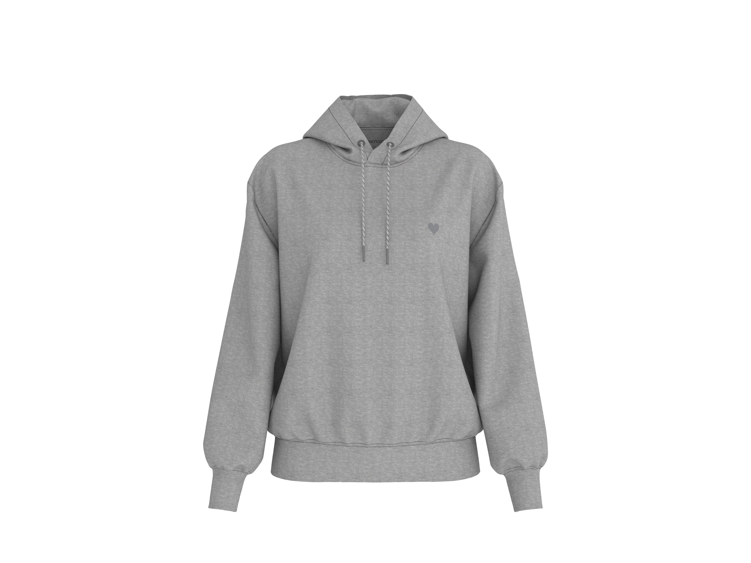 ESMARA® Bluza damska z kapturem (Szary, XL (48-50))