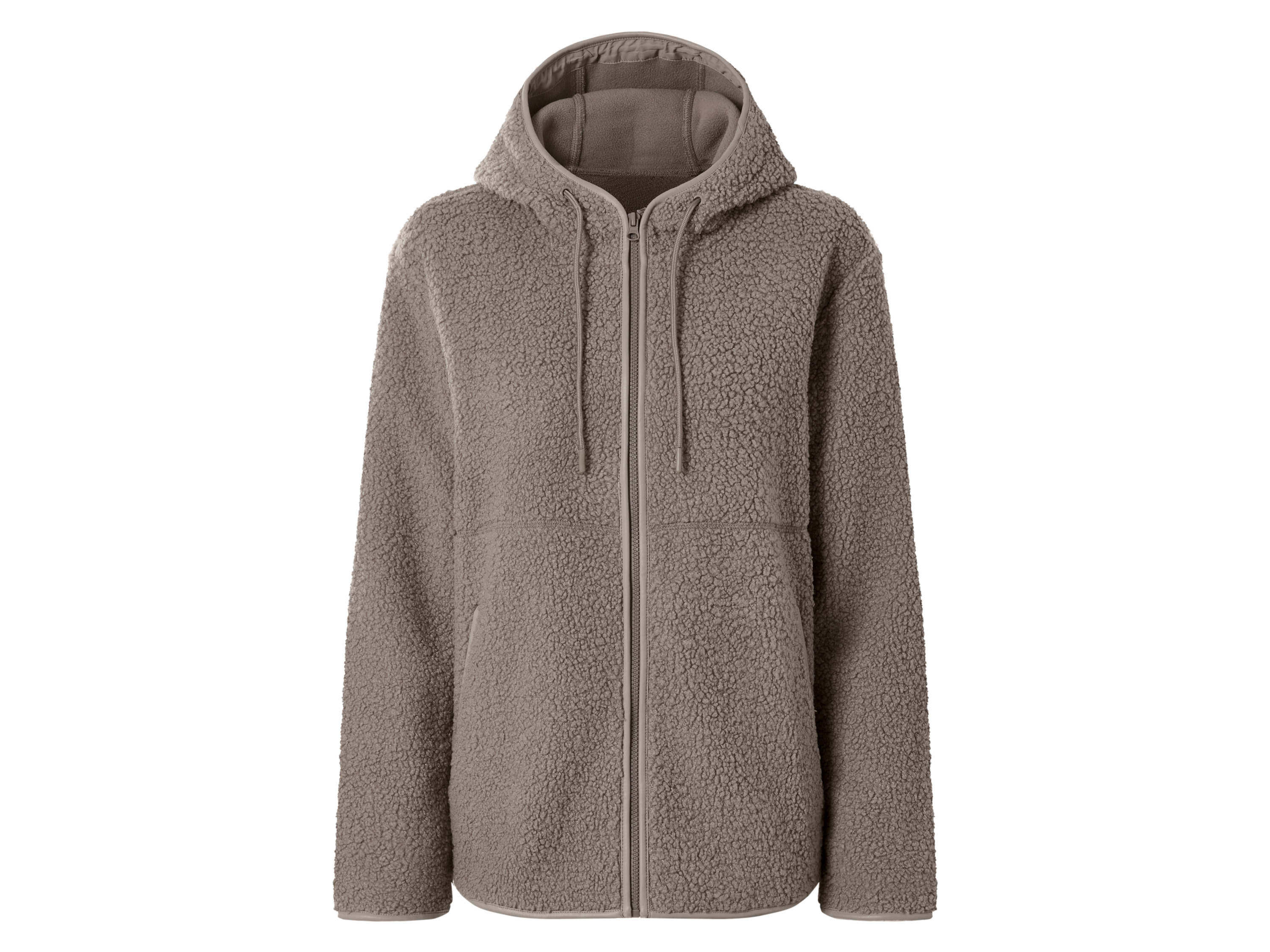ESMARA® Kurtka damska z polaru teddy (Beżowy, XS (32/34))