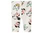 Legginsy dziecięce Minnie Mouse i Kaczka Daisy, z białym, różowym i miętowym wzorem.