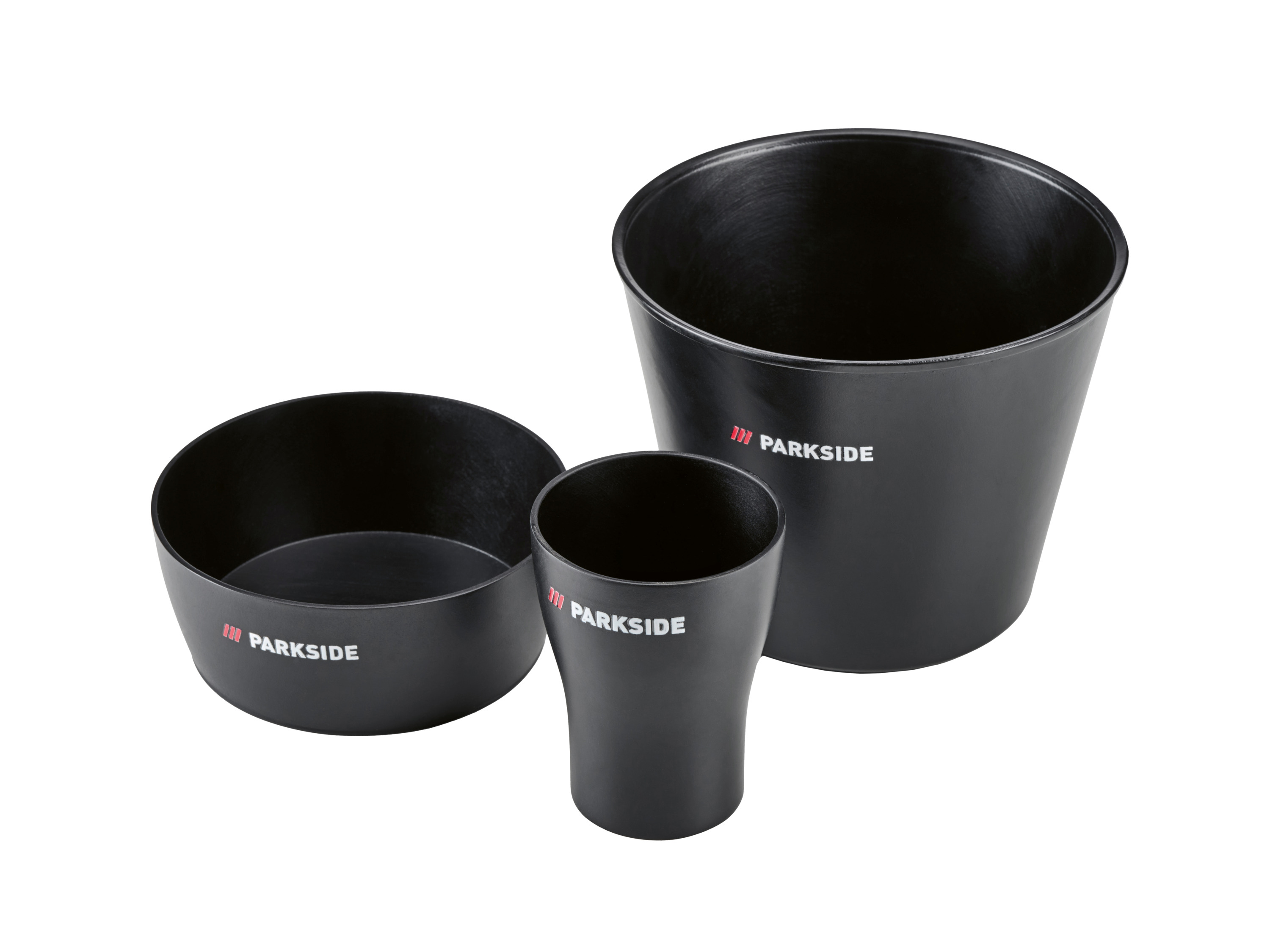 PARKSIDE® Zestaw szpachelek lub miseczek do gipsu (Zestaw kubków gipsowych 3 szt.)