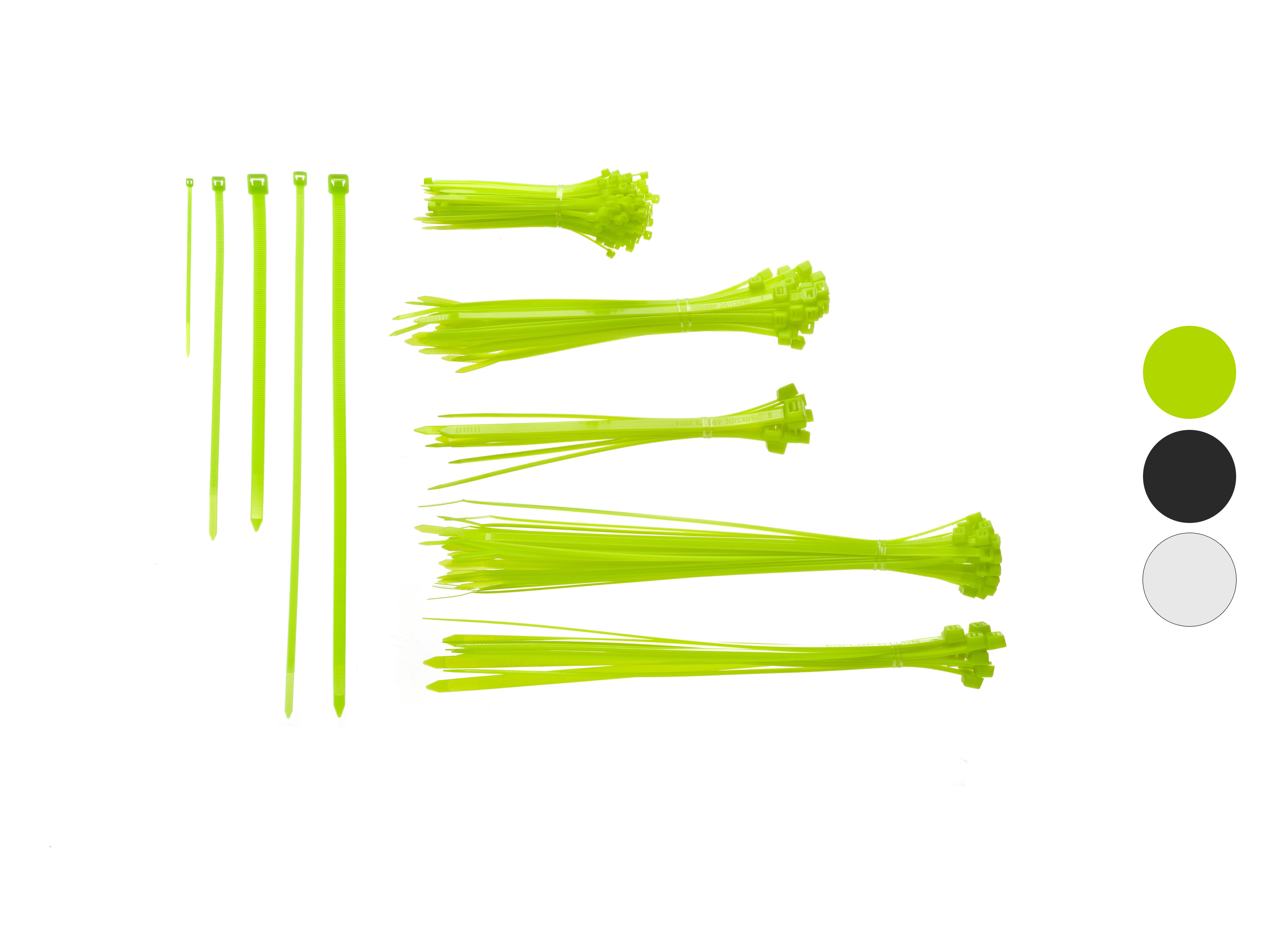 PARKSIDE® Zestaw opasek zaciskowych, 250 elementów