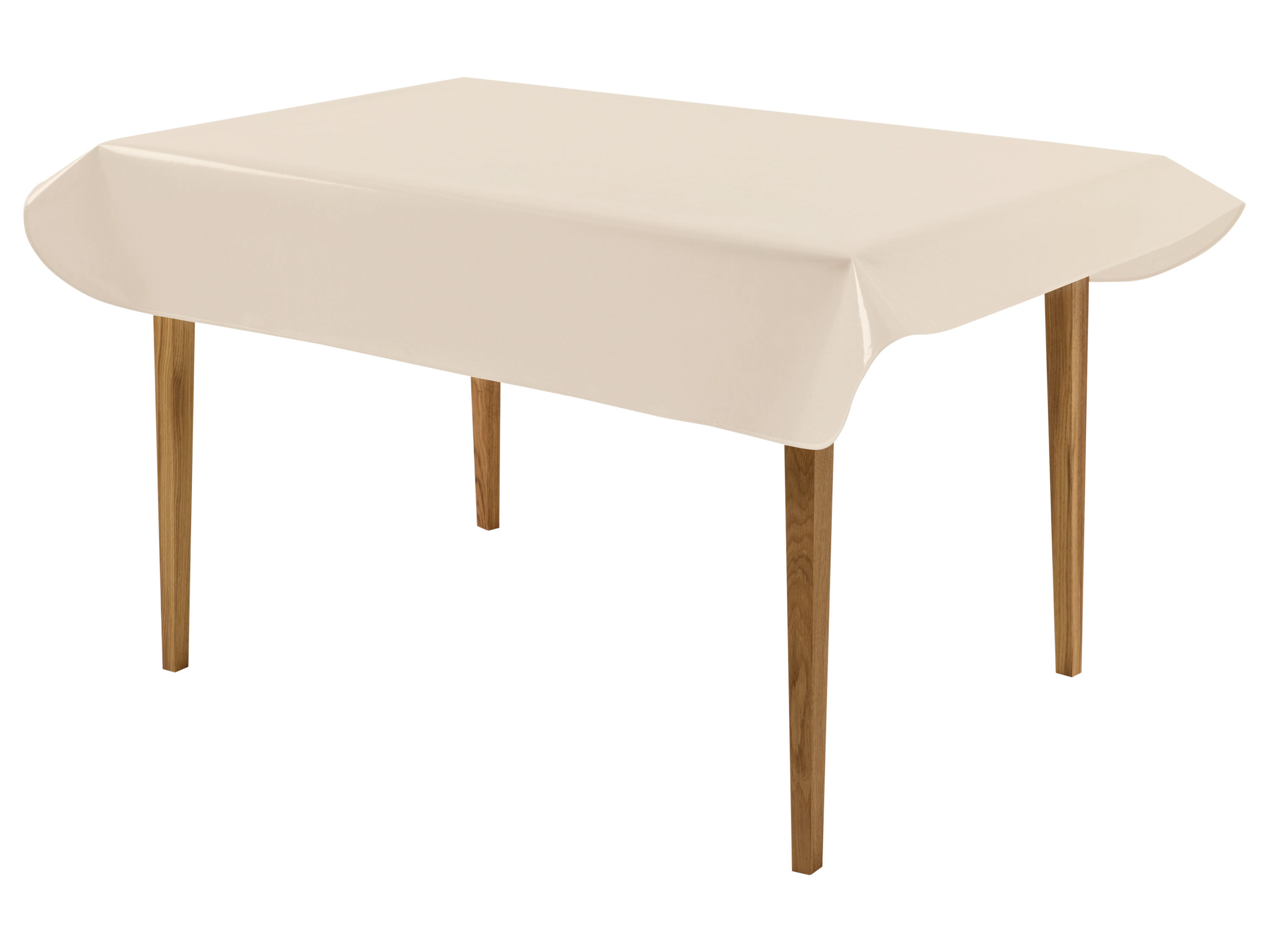 LIVARNO® Obrus zmywalny na stół (110x140cm, prostokątny, Beżowy)