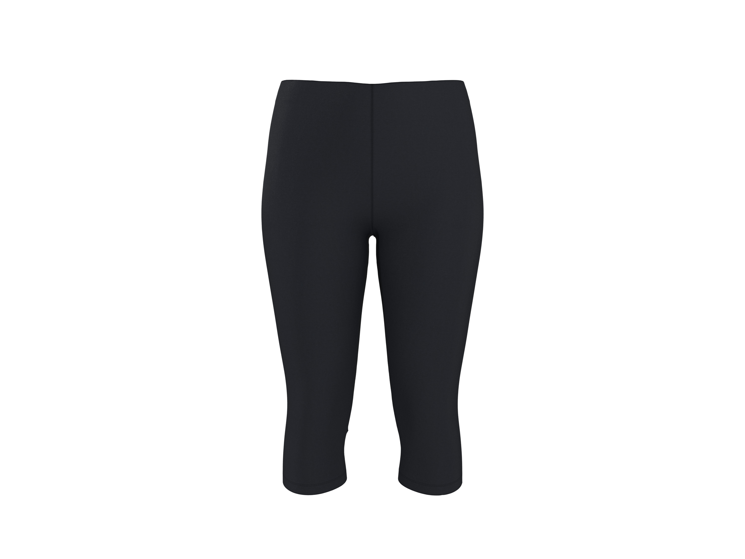 ESMARA® Legginsy capri damskie (Czarny, L(44/46))