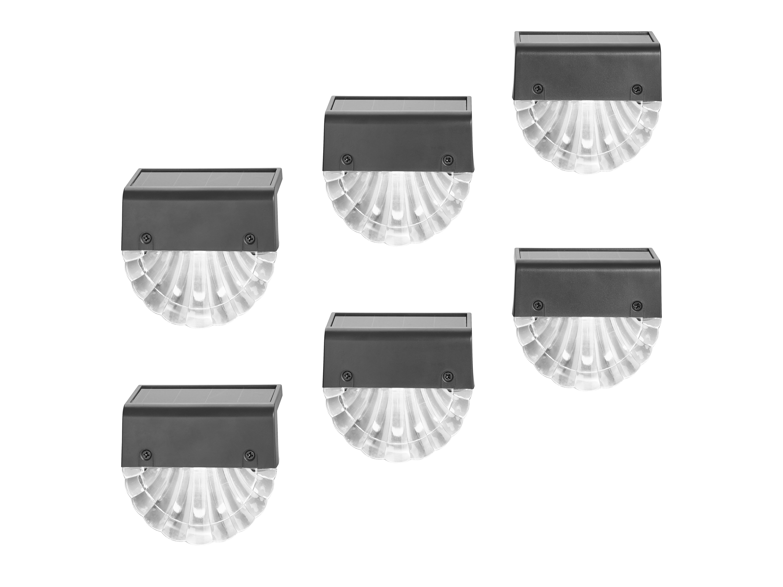 LIVARNO® Zestaw 6 lampek solarnych LED (Okrągły)