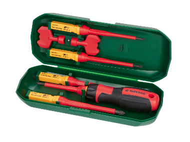 PARKSIDE® Zestaw wkrętaków z wymiennymi końcówkami, 1000 V, 8 elementów